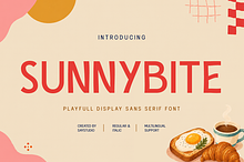 Sunnybite - Playful Sans Serif Font