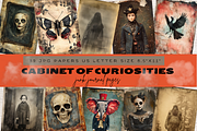CABINET OF CURIOSITIES JUNK JOURNAL, a Seasonal Illustration by Daring Digies (Thumbnail 1 of 7)