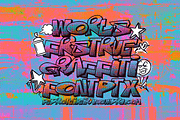 WorlFrsTrueGraffiFont, a Sans Serif Font by vectalex (Thumbnail 5 of 5)