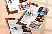 Hotel Discount A4 Flyer Canva & PSD, a Flyer Template by Vintage Impressions (Thumbnail 2 of 6)