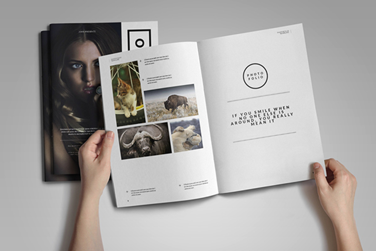A4 Photofolio template, a Brochure Template by Thirtypath Studio (Photo 3 of 5)
