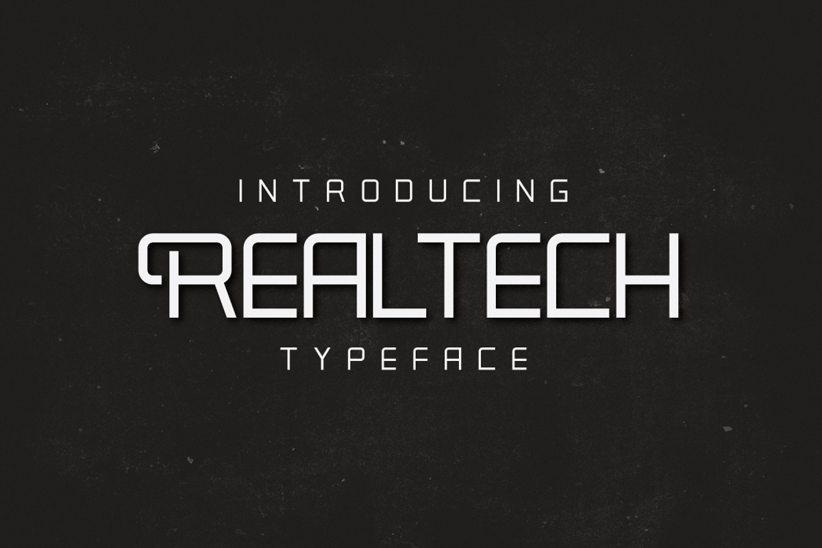 Realtech Typeface