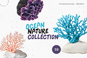 Ocean Nature Collection | Coral Pack, an Object Graphic by Lumeno (Thumbnail 1 of 10)