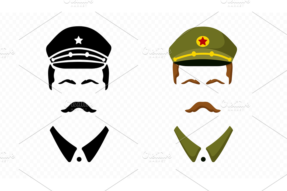 Stalin Joseph ussr leader icon, an Illustration by skripnikbb