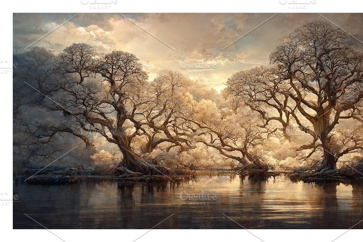 Wipe Co - Rococo Winter Landscapes, a Decorative Illustration by milatovar (Photo 15 of 16)