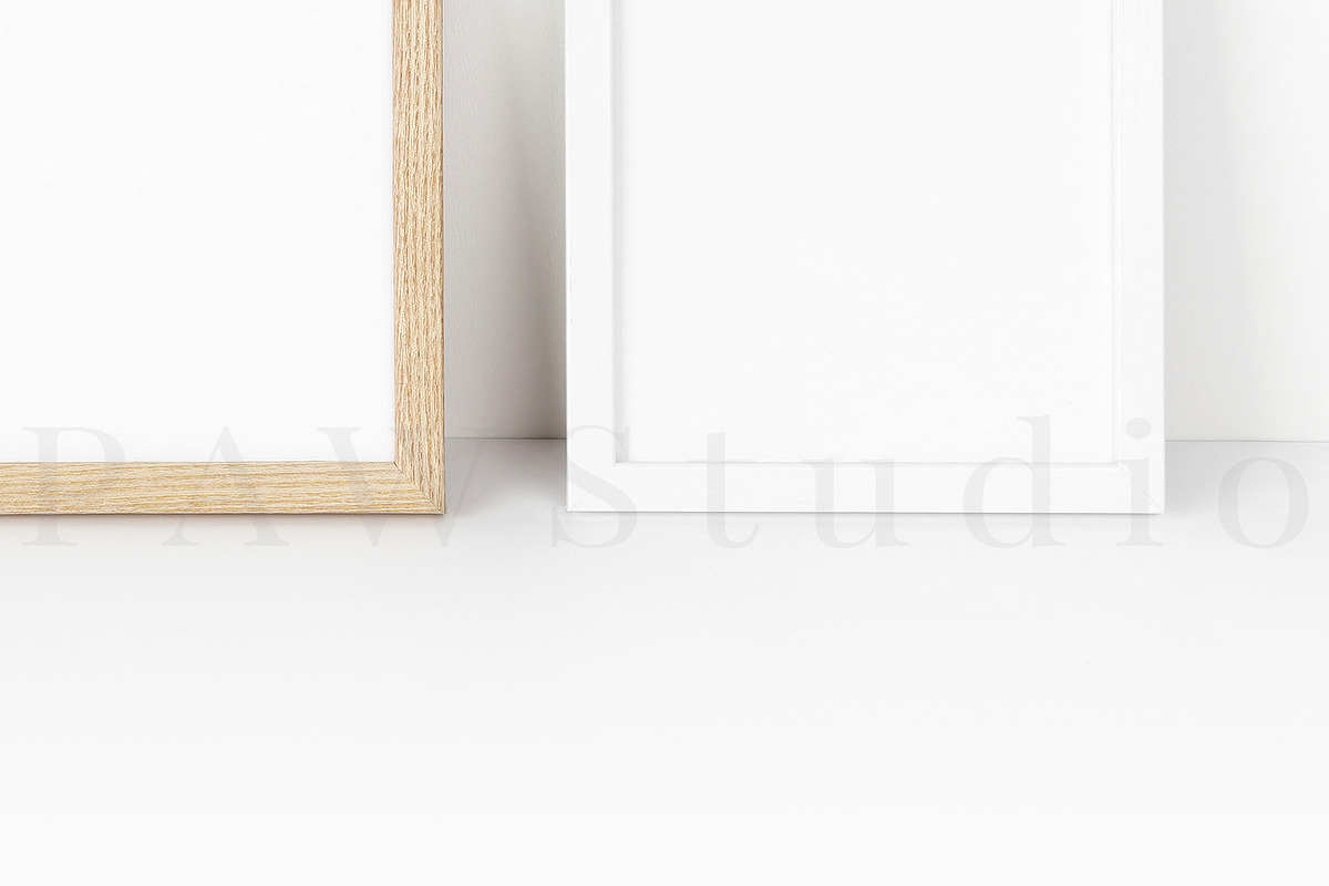 Two Photo Frames Mockup 2x3, a Product Mockup by PawMockups (Photo 3 of 8)