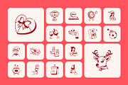 Animated Love and Celebration Icons, an Outline Icon by Prosymbols (Thumbnail 4 of 7)