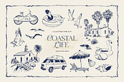 Coastal Life | Illustration Kit, an Object Illustration by KetteCreate (Thumbnail 1 of 13)