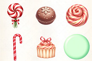 Festive Candy Clipart, an Illustration by CrexoraLab (Thumbnail 3 of 5)