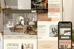 Airbnb Squarespace Website Template