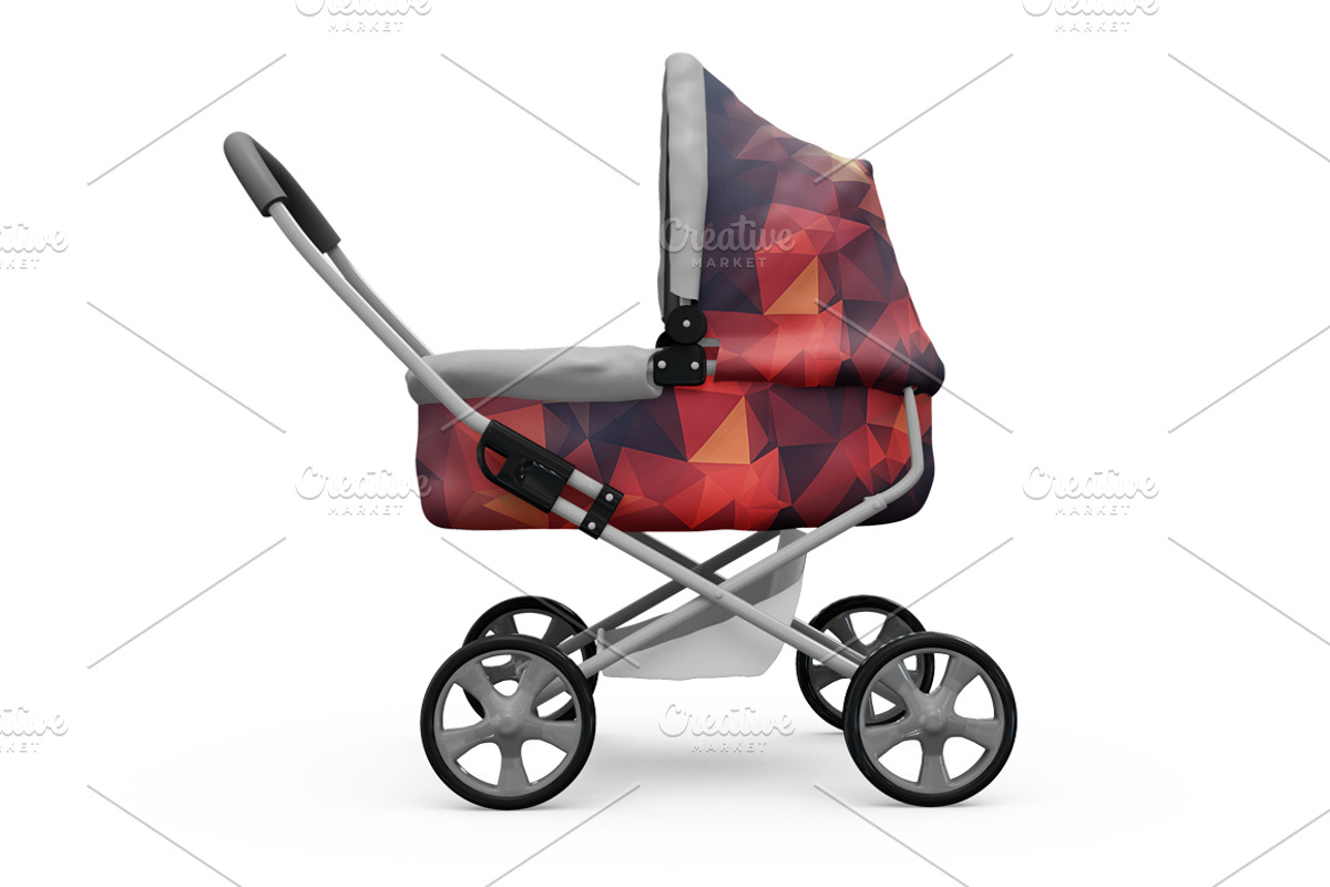 Baby Stroller Mockup, a Mockup by PixelMockup (Photo 3 of 17)