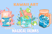 Procreate Magical Drink Brush Pack, a Brush Add-On by Artbykimmyw (Thumbnail 6 of 7)
