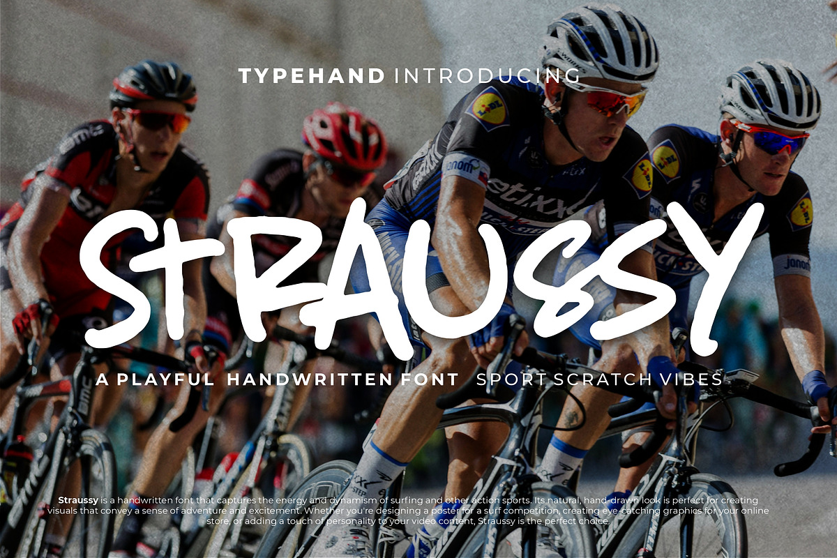 Straussy – 3 Style Bold Handwritten, a Handwritten Font by Typehand Studio (Photo 9 of 10)
