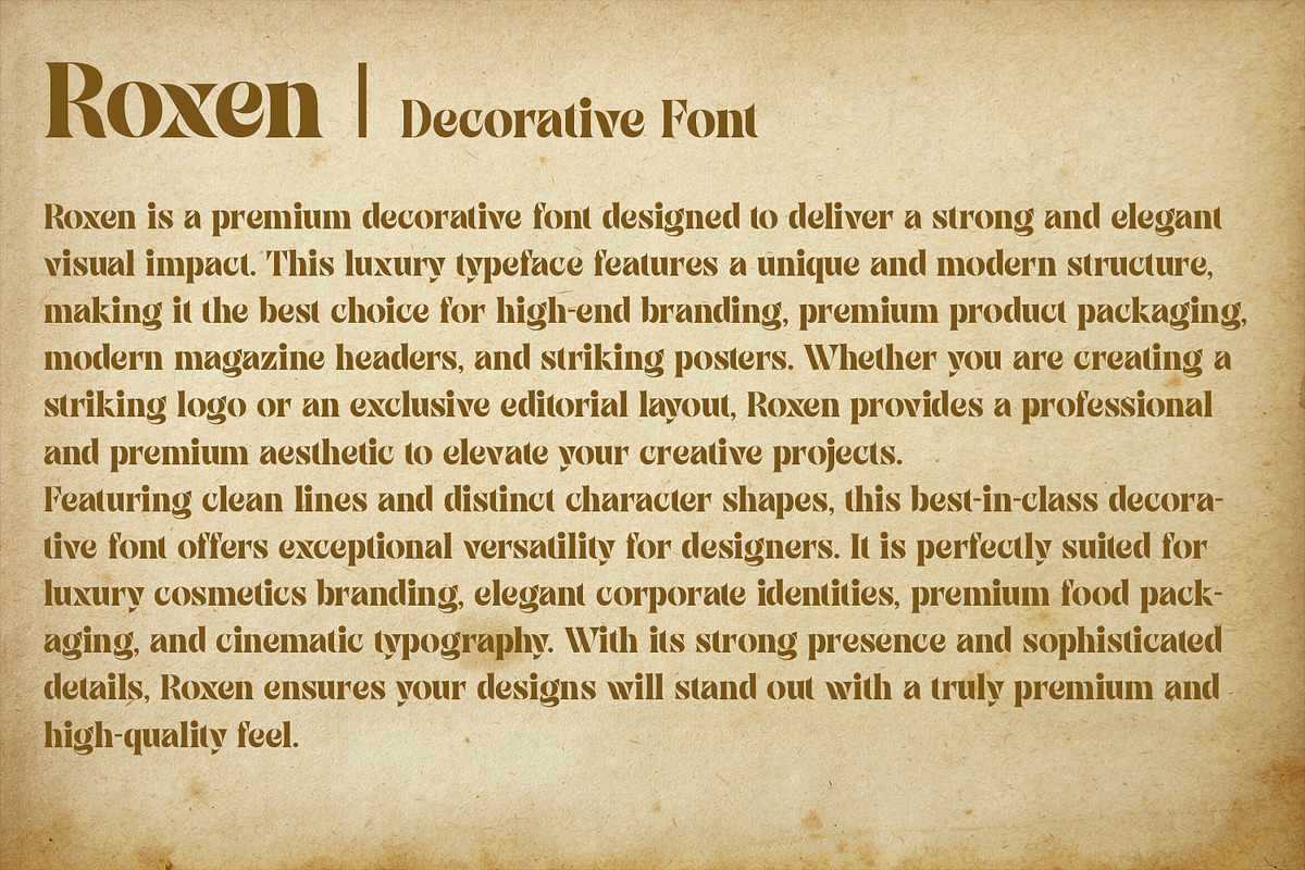 Roxen Premium Bold Display Typeface, a Blackletter Font by OWPictures (Photo 9 of 10)