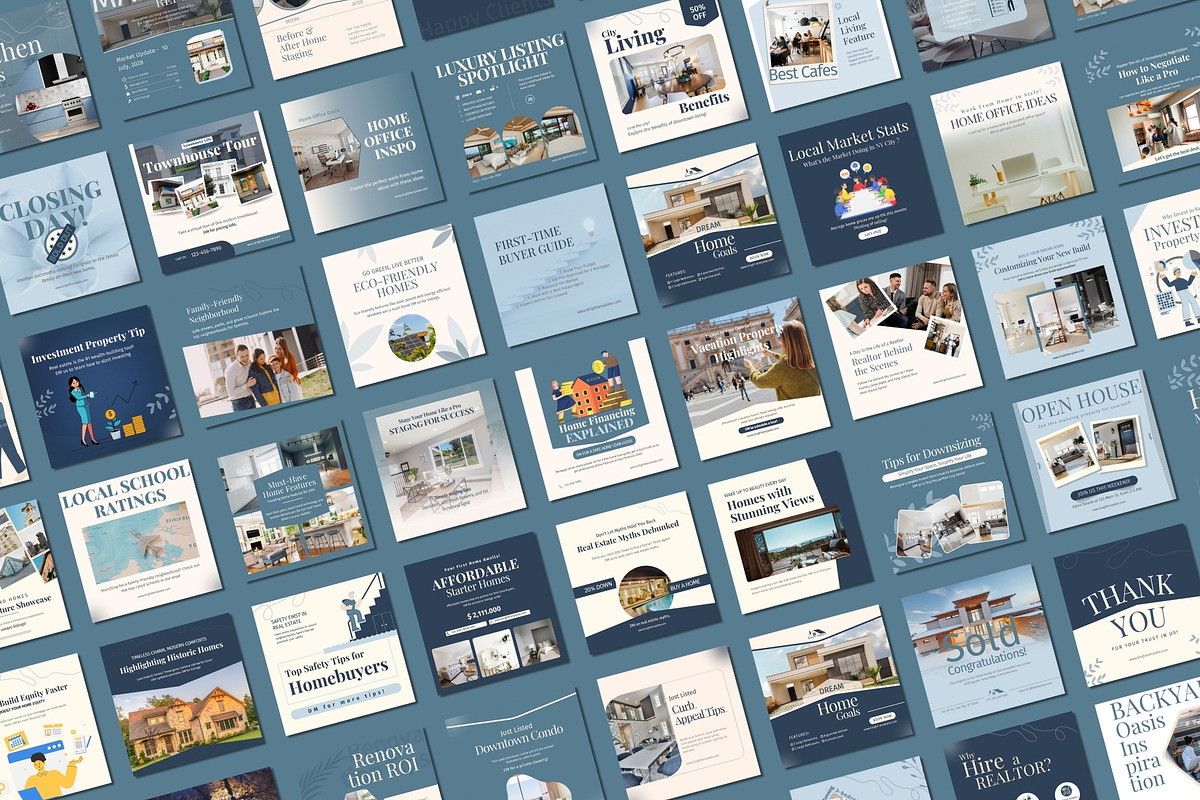 100 Animated Real Estate Canva, a Social Media Template by TheBrightGrap (Photo 2 of 6)