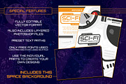 Sci-Fi Design Templates and Vectors, an Illustration by Wingsart Studio (Thumbnail 5 of 5)