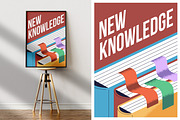 Education poster designs with books, an Education Illustration by Good Studio (Thumbnail 4 of 5)