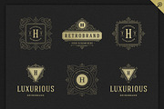 500 ornaments logos & monograms, a Branding & Logo Template by Vasya Kobelev (Thumbnail 20 of 31)