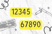 Scratchpad - Messy Handmade Font, a Handwritten Font by HipFonts (Thumbnail 3 of 6)