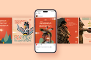 Indigenous People Instagram Template, a Templates & Theme by Sooni Gaad (Thumbnail 2 of 6)