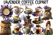 Lavender Coffee Clipart, an Illustration by Designworld (Thumbnail 1 of 7)