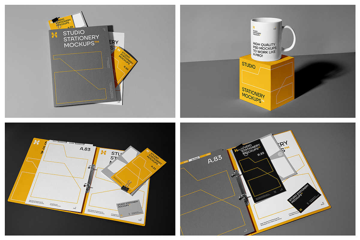 Studio Stationery Mockups, a Mockup by Mr.Mockup™ (Photo 9 of 13)