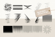 Speedlines Stamp Set for Procreate, a Brush Add-On by PrettyLittlePigs (Thumbnail 10 of 12)