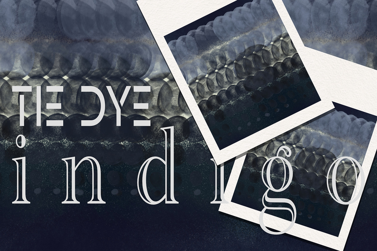 Tie dye boho indigo circles darkblue, a Pattern Graphic by Nocito Design (Photo 1 of 5)