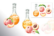 Ripe Peaches. Watercolor set, a Food Illustration by Daria Ustiugova (Thumbnail 16 of 23)