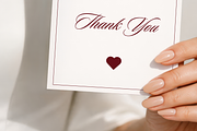 Handheld 5x7 Invitation Card Mockup, an Advertising Mockup by Serenefeeling (Thumbnail 4 of 7)