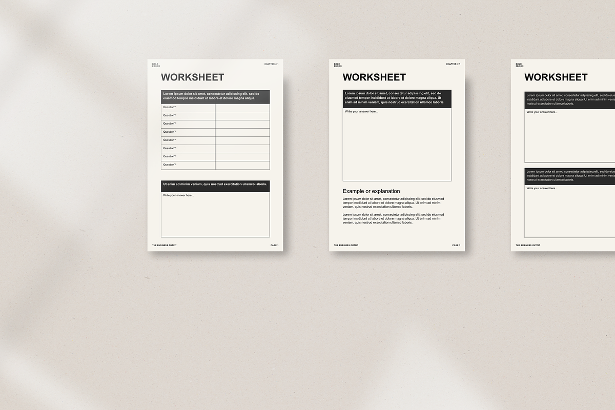 Bold Editorial Ebook & Workbook, a Marketing Template by thebusinessoutfit (Photo 7 of 8)