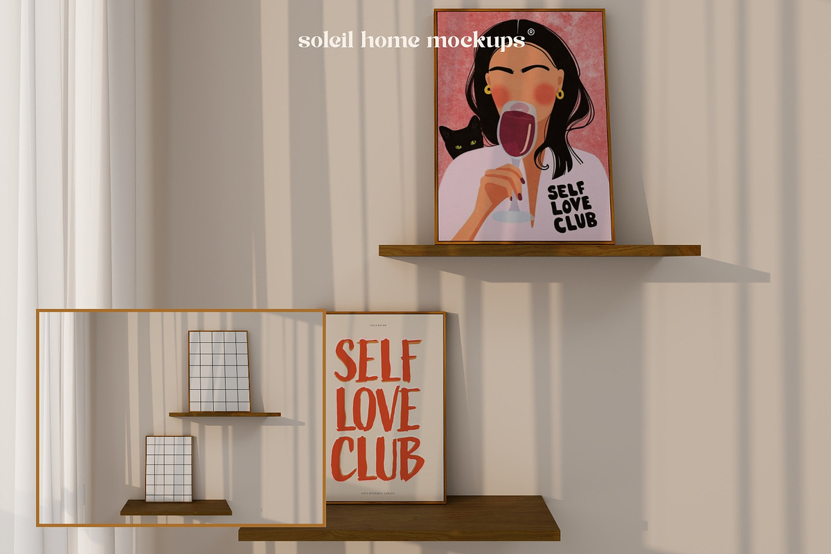 CHIARA | Minimalist Frame Mockup Set, a Household Mockup by SoleilHomeMockups (Photo 7 of 11)