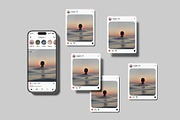 Social Media Instagram Mockup, an iPhone Mockup by Amigos__46 (Thumbnail 9 of 9)