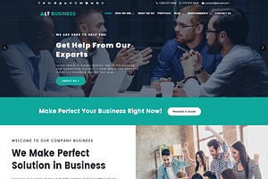 LT Business Onepage WordPress Theme