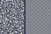 Set of 10 seampless pattern Baroque, a Pattern Graphic by NataLito (Thumbnail 3 of 6)