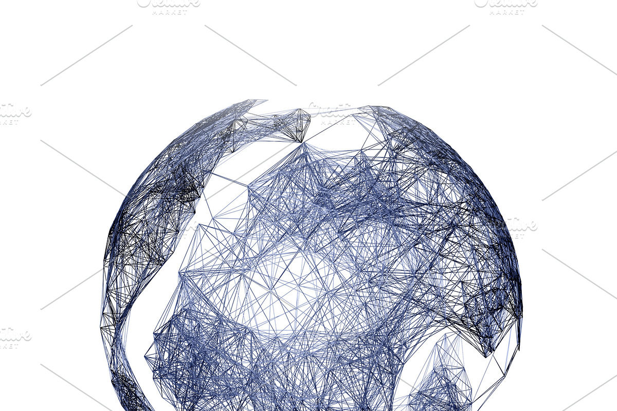 model of the earth wire, 3D, a Decorative Illustration by VLADIMIRCARIBB