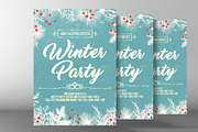 Winter Party Flyer Template, a Flyer Template by graphicforest (Thumbnail 3 of 3)