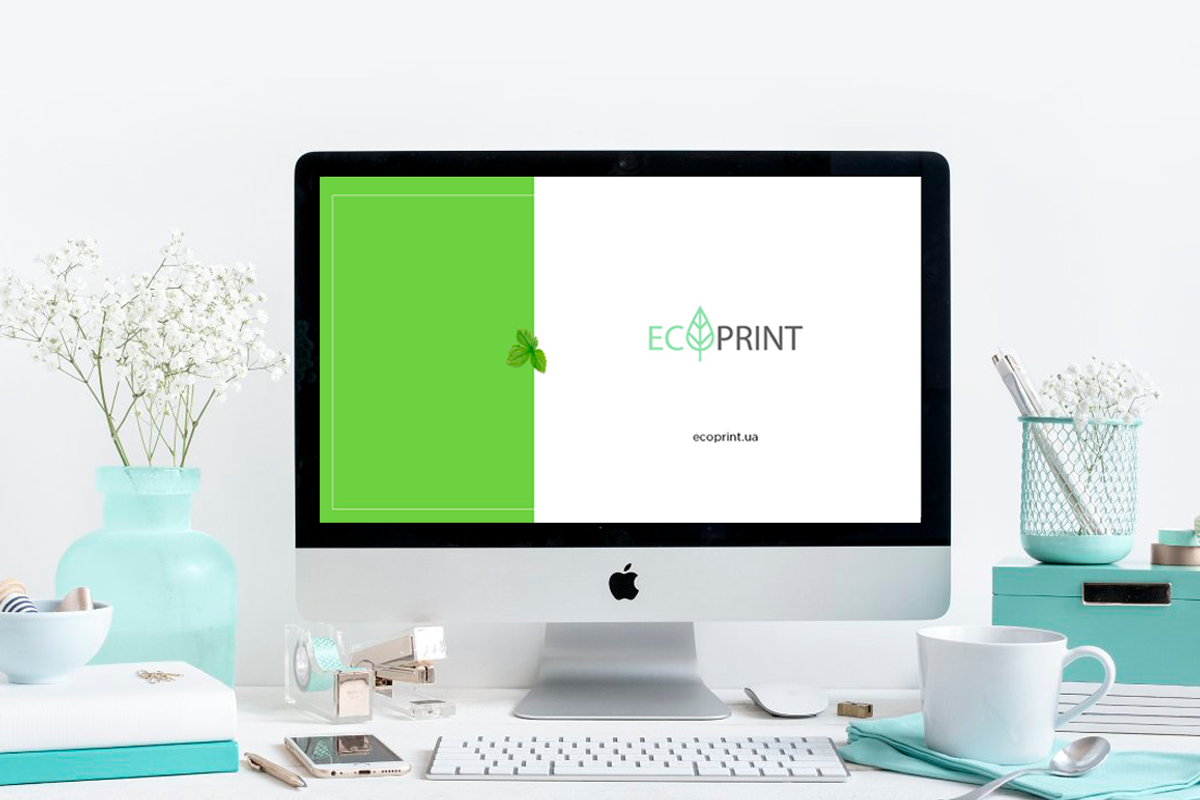 Presentation in ECO style + Logo, a Presentation Template by Kseniia (Photo 1 of 8)