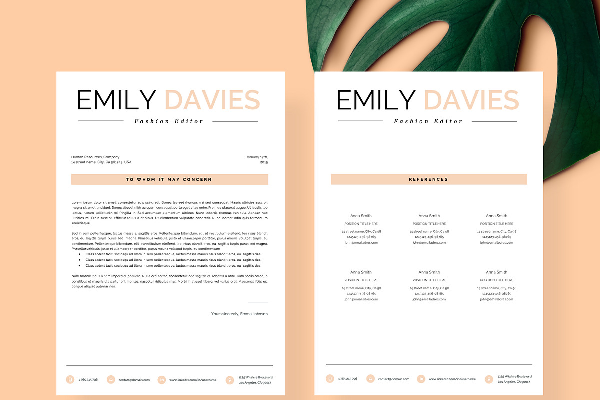Resume Template 1 page | Davies, a Resume Template by Resume Angels (Photo 4 of 9)