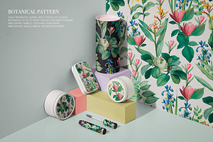 Elegancy Floral Pattern And Elements