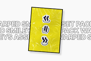 Warped Smiley Face Vector Pack