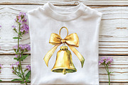 Watercolor Elegant Christmas Clipart, an Illustration by CraftArtStudio (Thumbnail 4 of 6)