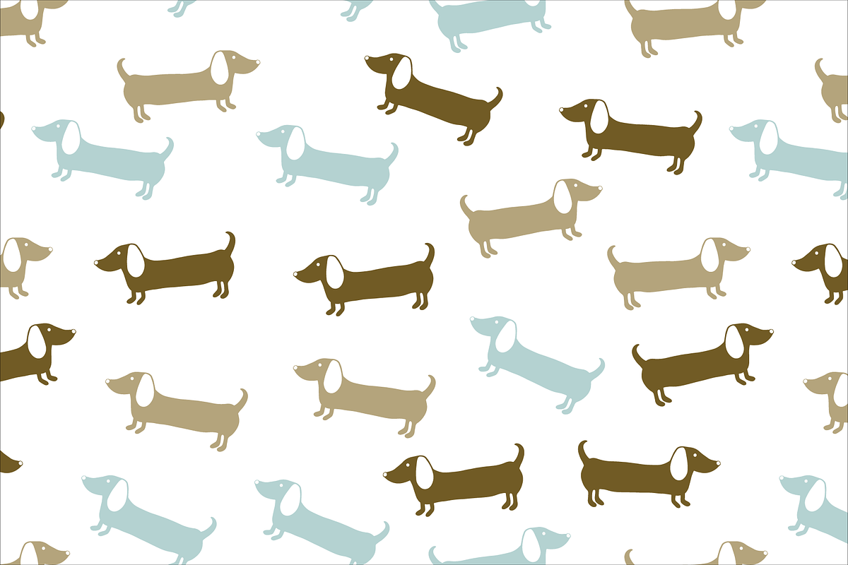 Dachshund patterns and illustrations, a Pattern Graphic by bigmomentsdesign (Photo 8 of 13)