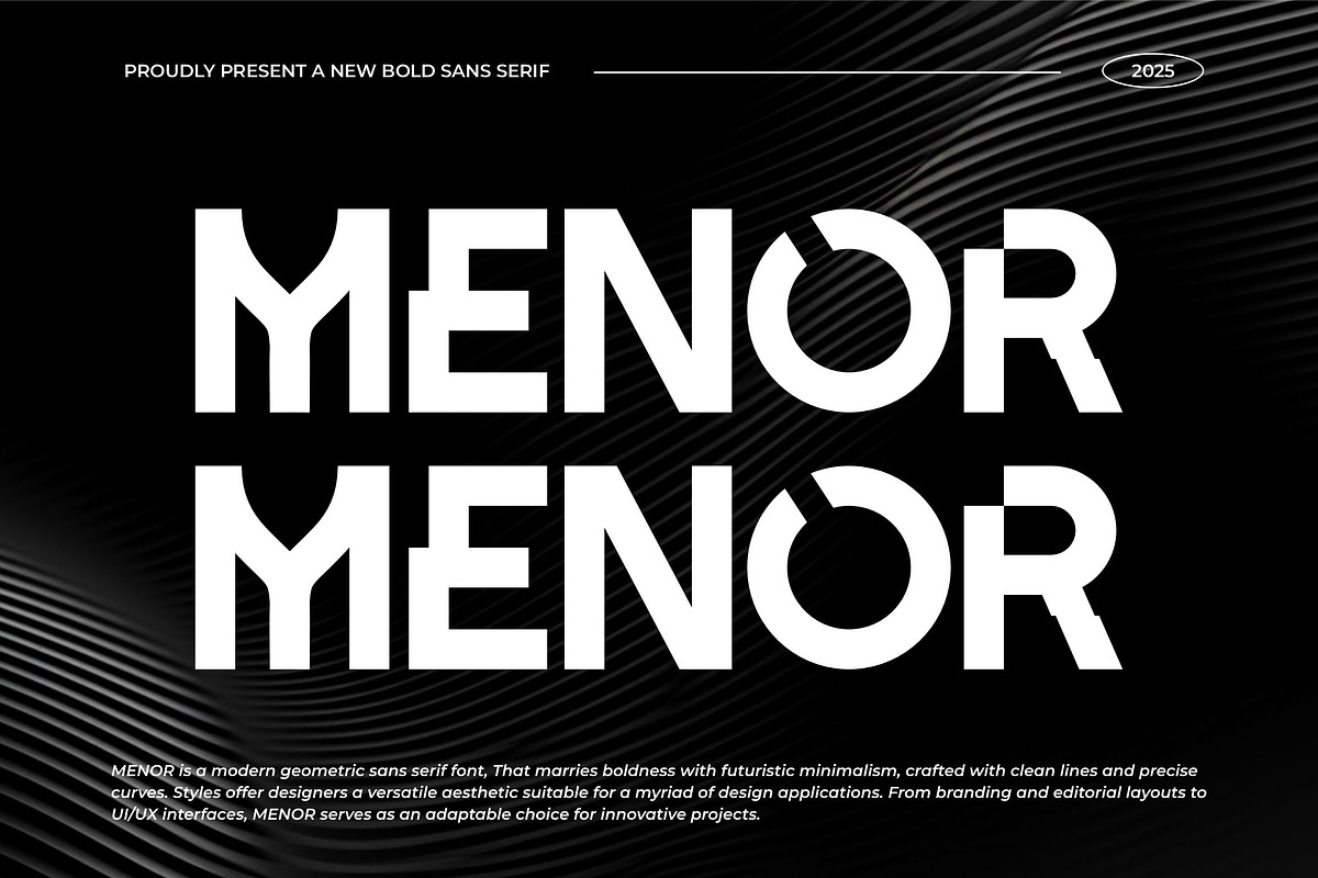 Menor || Modern Bold Sans Serif Font, a Sans Serif Font by Ermedia Studio (Photo 1 of 11)