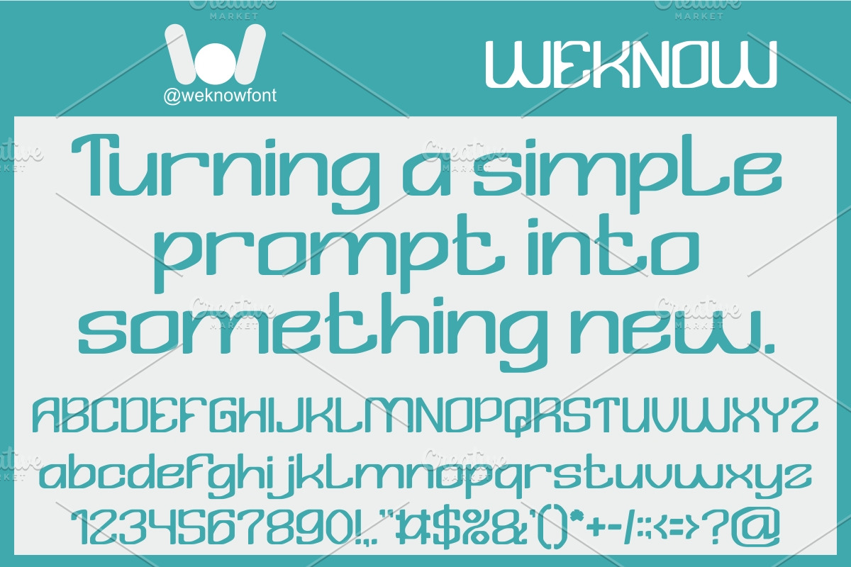 Design Magic font, a Sans Serif Font by weknow (Photo 2 of 8)