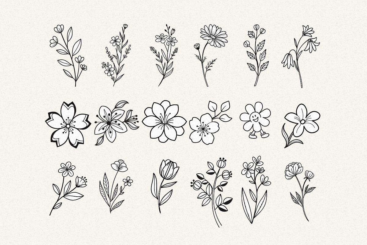Modern Hand-Drawn Doodles, a Graphic by Helospace (Photo 8 of 10)