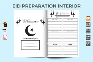 Eid Preparation Diary Interior