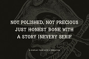 Old Bones - Hand-Drawn Display Font, a Serif Font by pixelbuddha.net (Thumbnail 3 of 4)