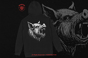10 Bundle Dark Art Pig Beast Scary, an Illustration by Morspective (Thumbnail 4 of 7)