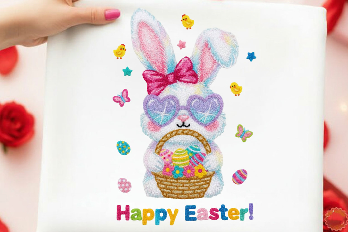 Faux Yarn Easter Bunny Png Easter Pn, an Illustration by designcity5 (Photo 4 of 9)